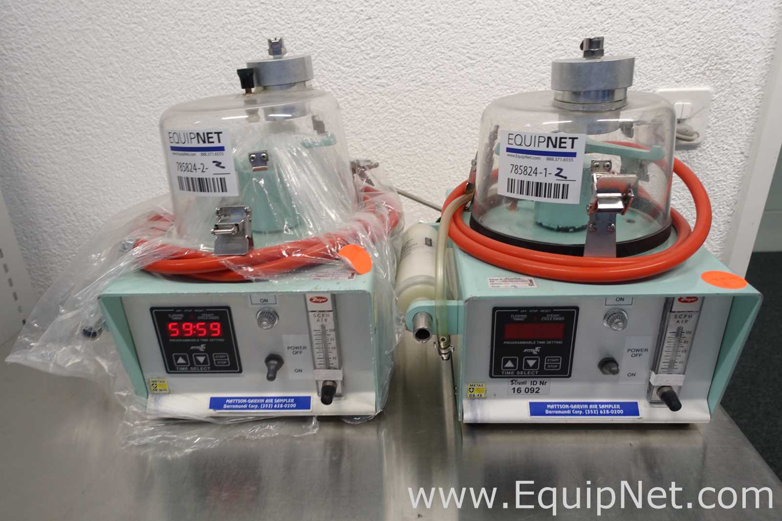 Lote de 2 Muestrador de Aire Mattson Garvin P-370S
