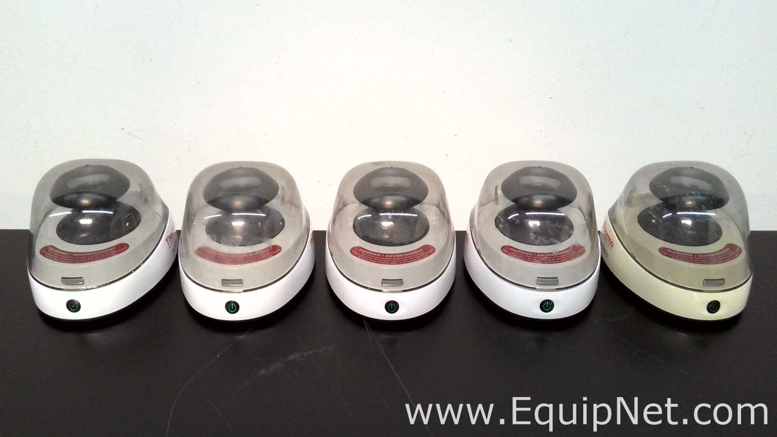 Lot of 5 Thermo Scientific SPROUT mySpin 6 Mini Centrifuges