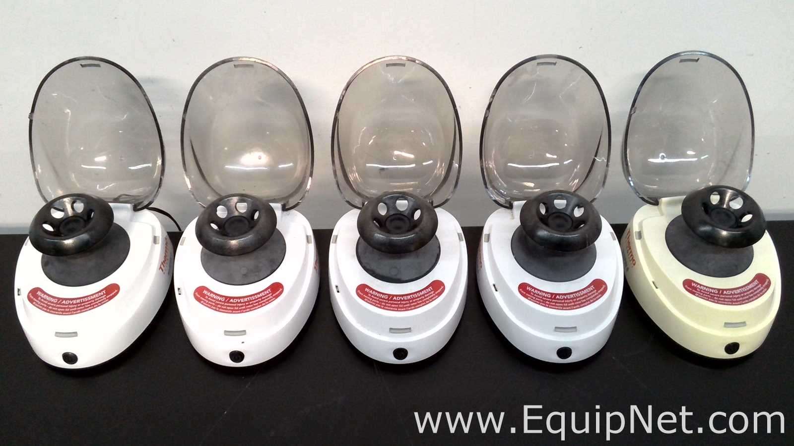 Lot of 5 Thermo Scientific SPROUT mySpin 6 Mini Centrifuges