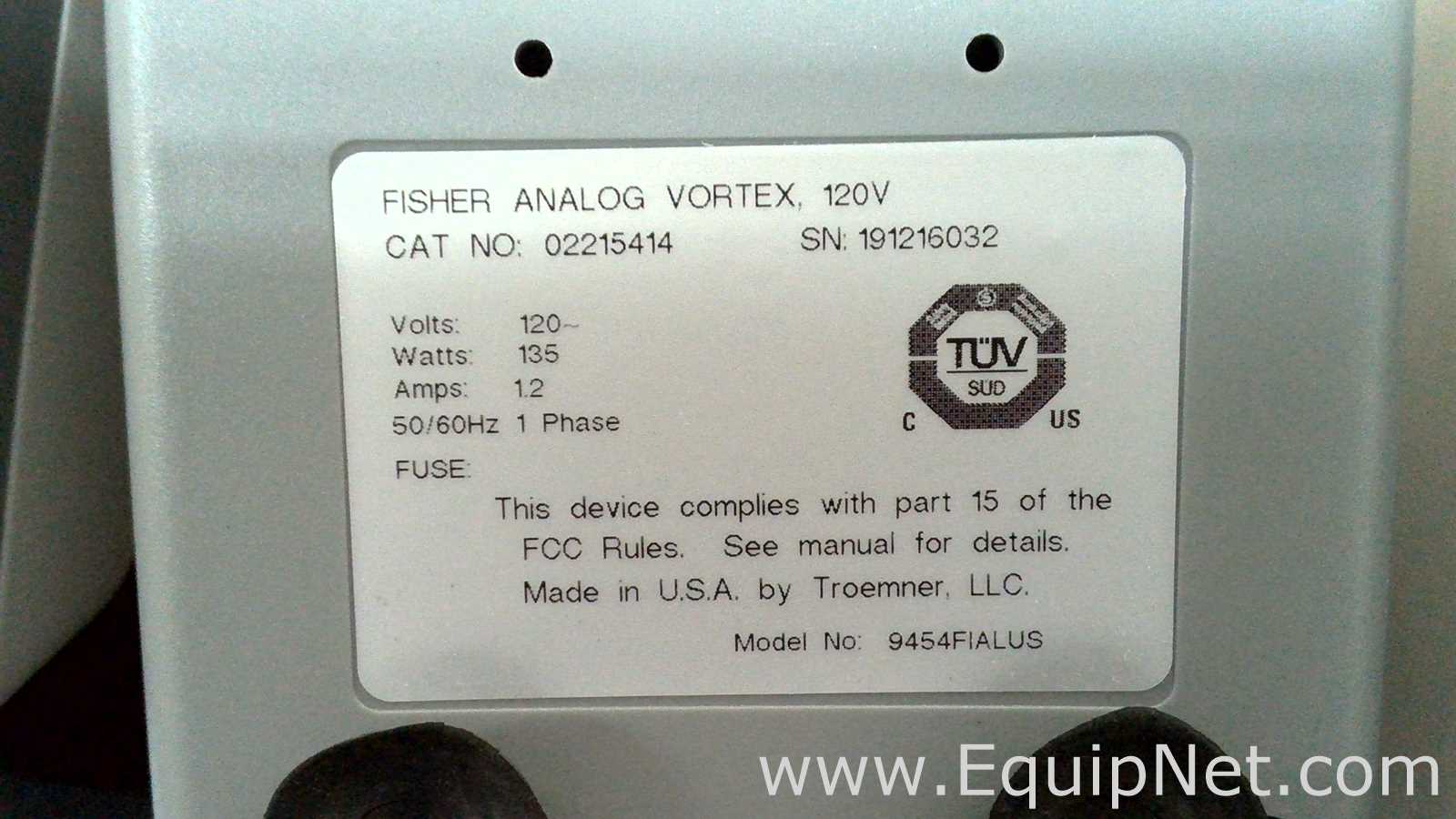 Lote de 6 Agitador Fisherbrand ANALOG VORTEX 002215414