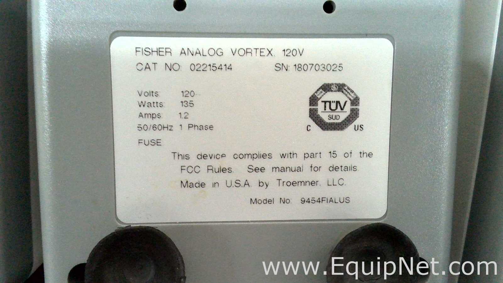 Lote de 6 Agitador Fisherbrand ANALOG VORTEX 002215414