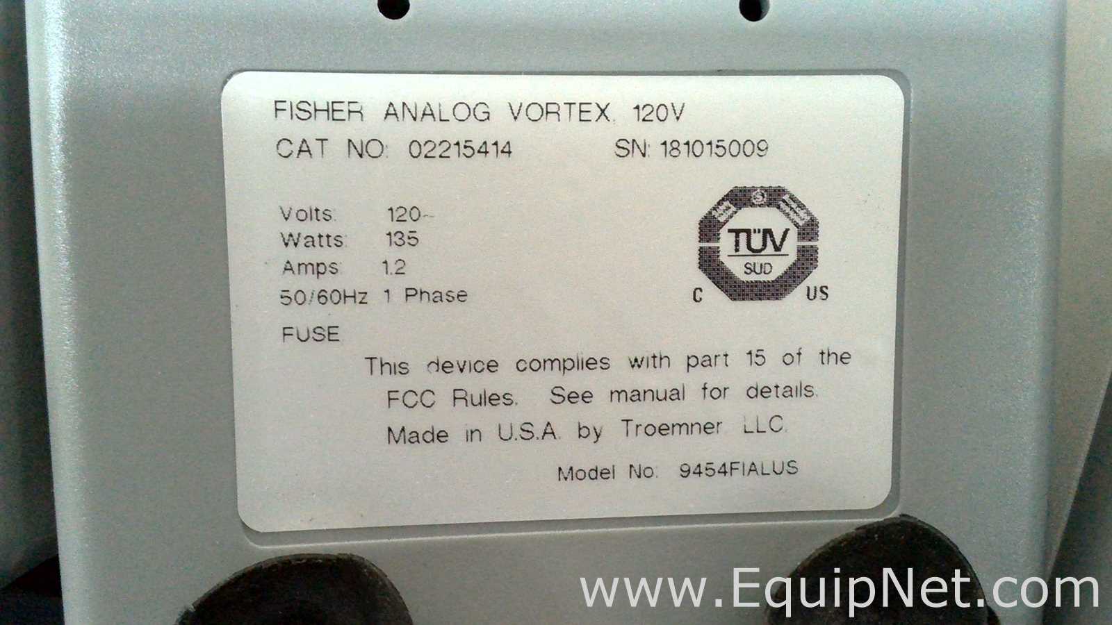 Lote de 6 Agitador Fisherbrand ANALOG VORTEX 002215414