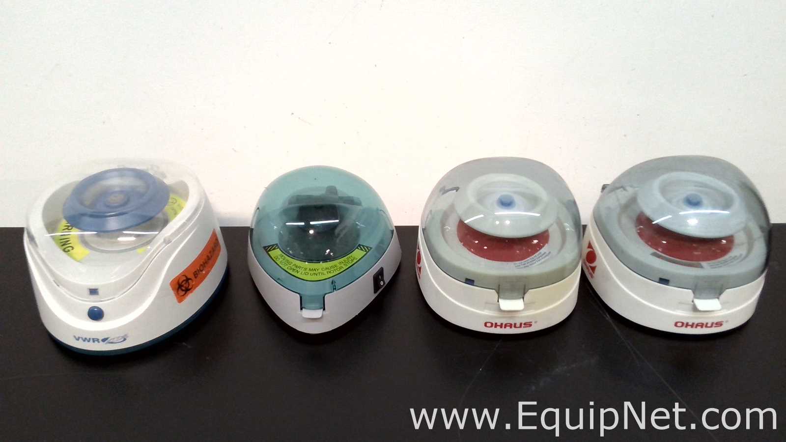 Lot of 4 Mini Centrifuges
