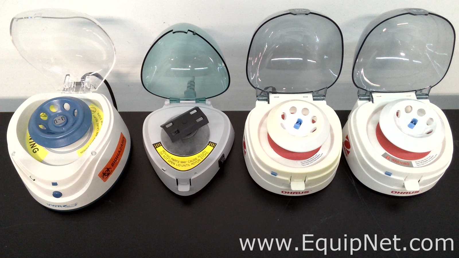Lot of 4 Mini Centrifuges