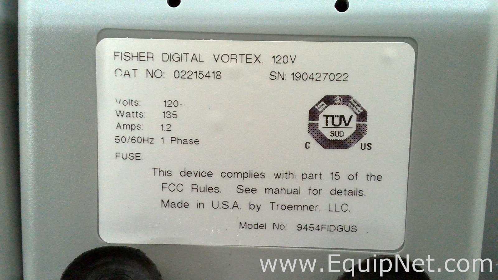 Lote de 6 Agitador Fisherbrand ANALOG VORTEX 002215414