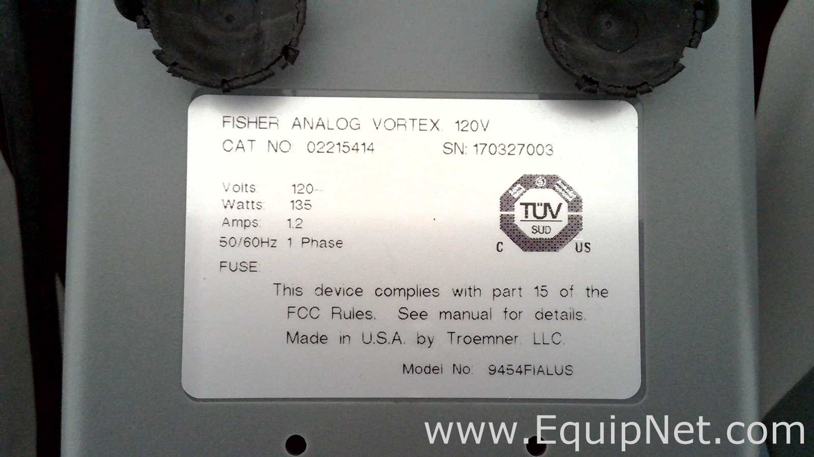 Lote de 5 Agitador Fisher Scientific 02215414