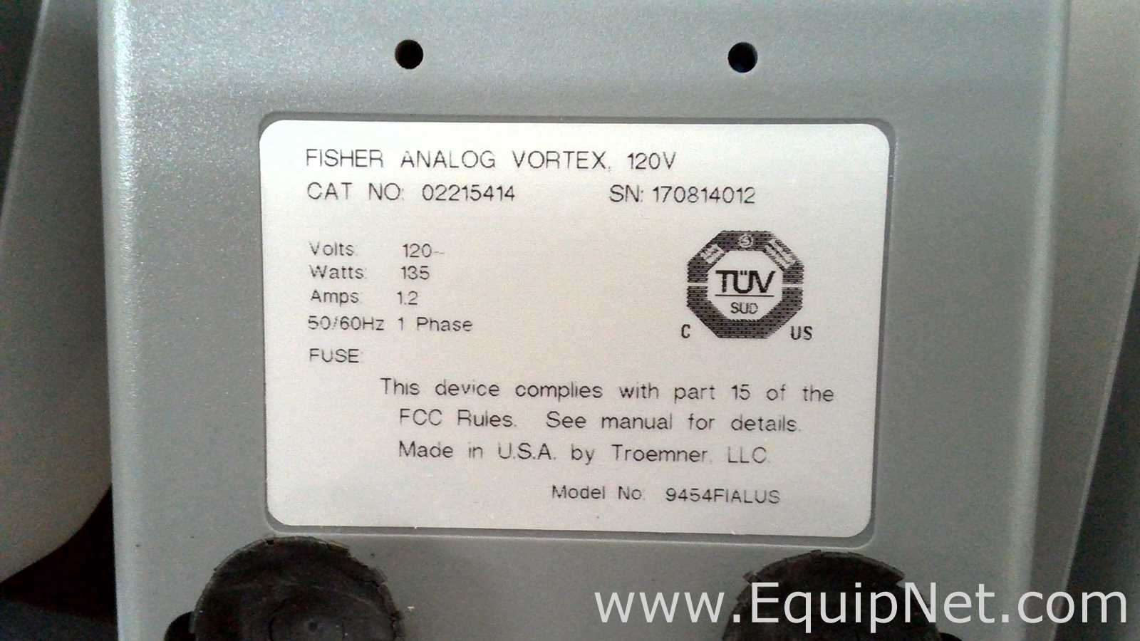 Lote de 5 Agitador Fisher Scientific 02215414