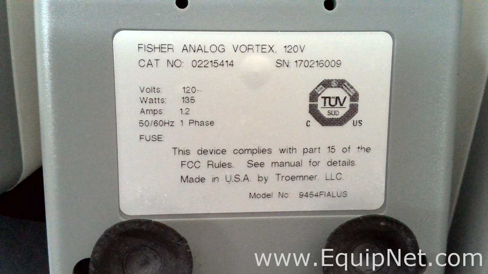 Lote de 4 Agitador Fisher Scientific 02215414