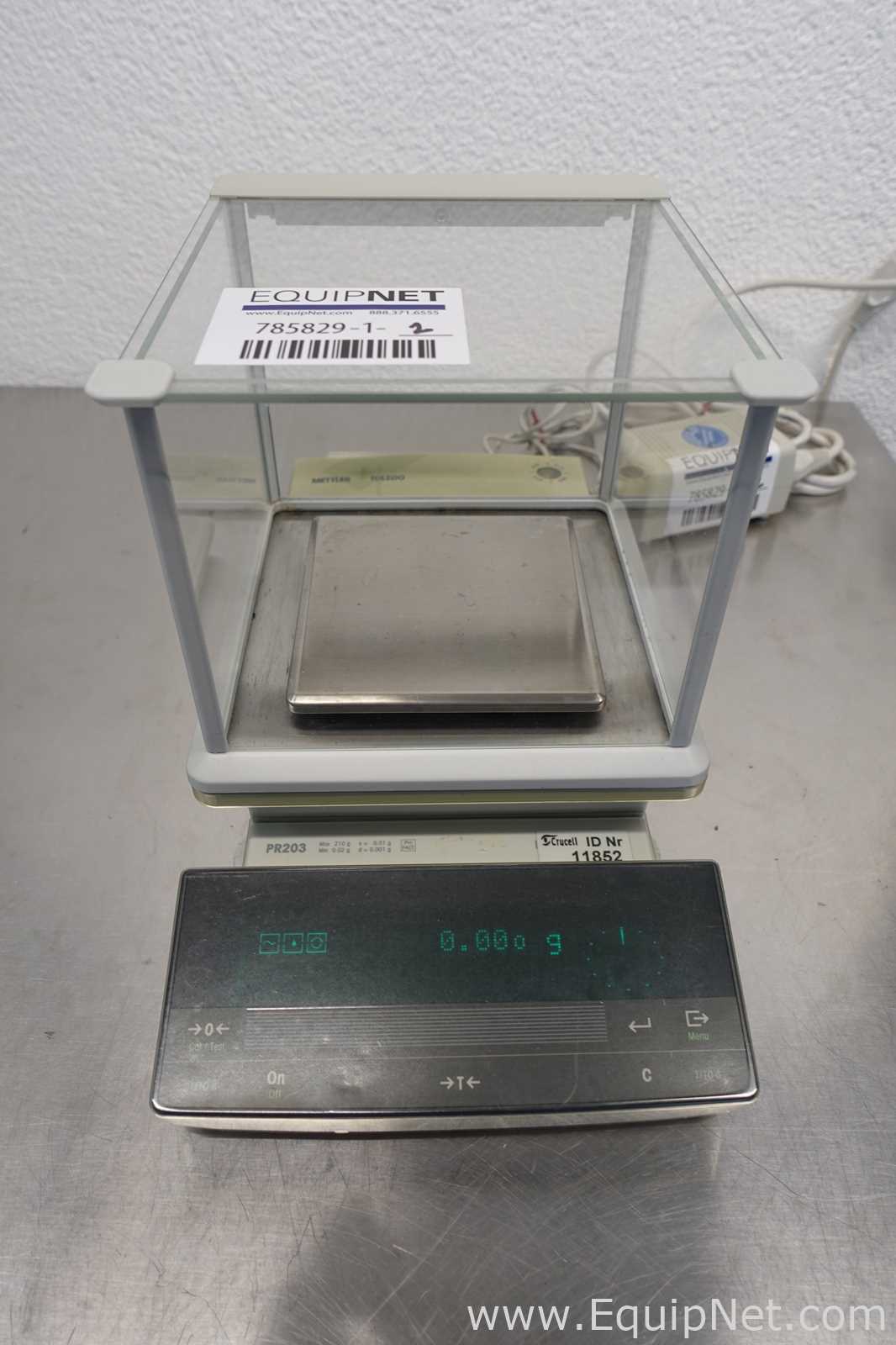 Lot of 2 Mettler Toledo PR203 Top-loading Laboratory Balance