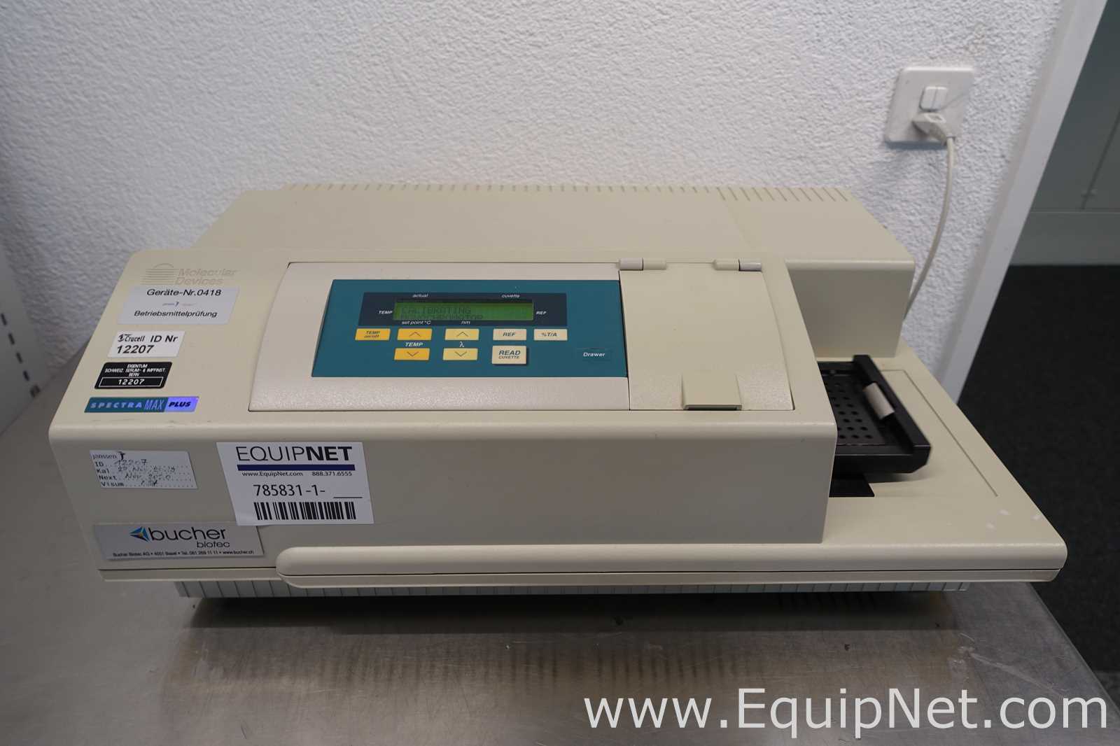 Bucher Biotec Spectra Max Plus Microplate Spectrophotometer