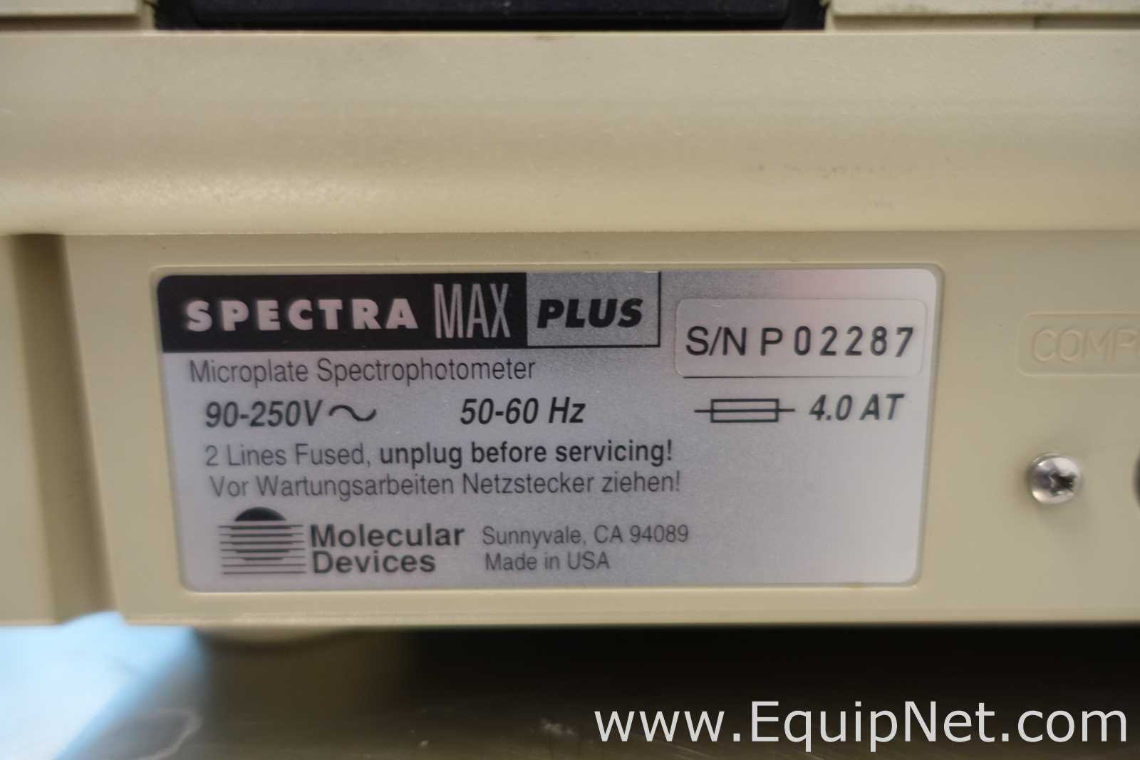 Bucher Biotec Spectra Max Plus Microplate Spectrophotometer