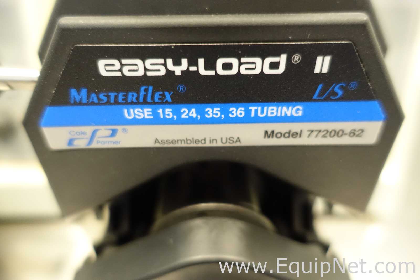 Lot of 2 Cole-Parmer Masterflex LS Peristaltic Pumps Console Drive and Easy-Load II Heads