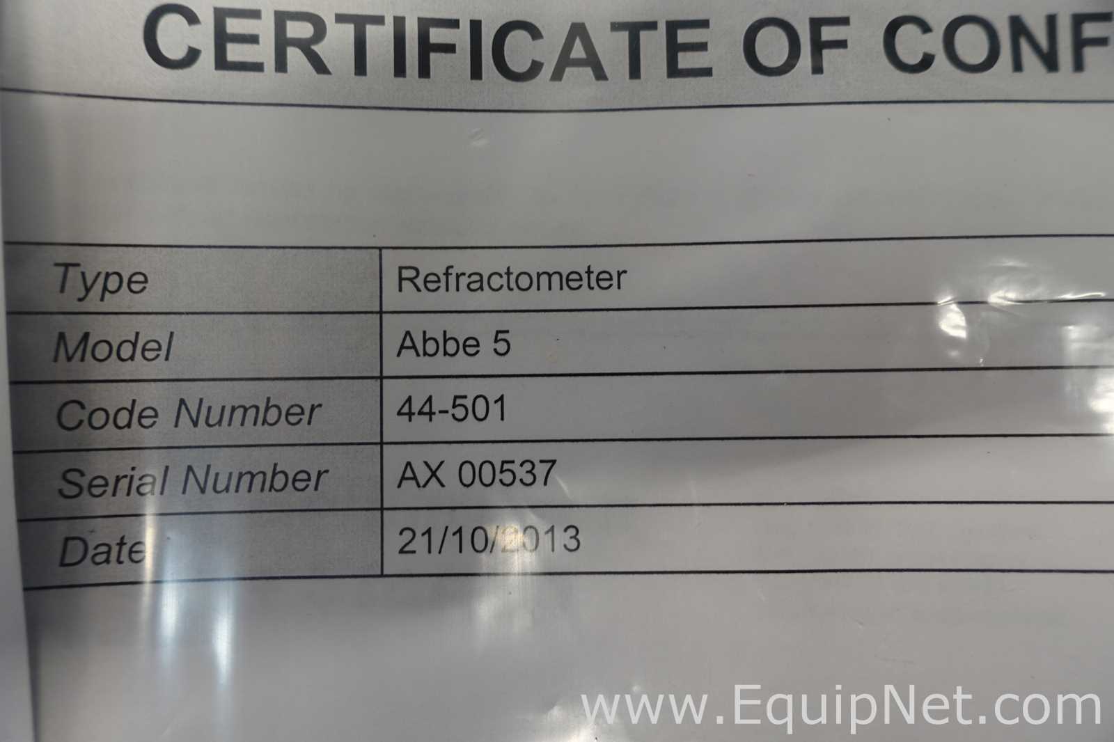 Bellingham and Stanley Abbe 5 Refractometer with Software and Manual