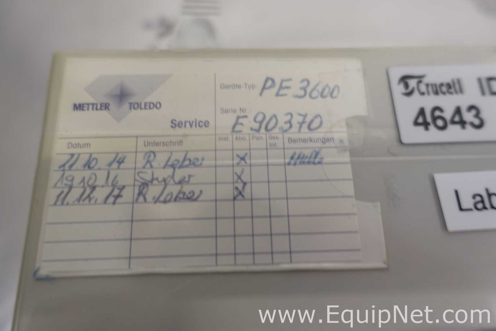 Mettler Toledo PE3600 Delta Range Balance