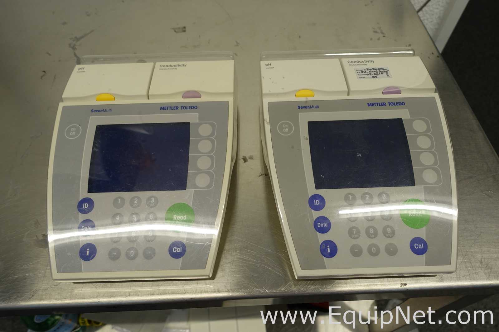 Lot of 2 Mettler Toledo SevenMulti pH Meters