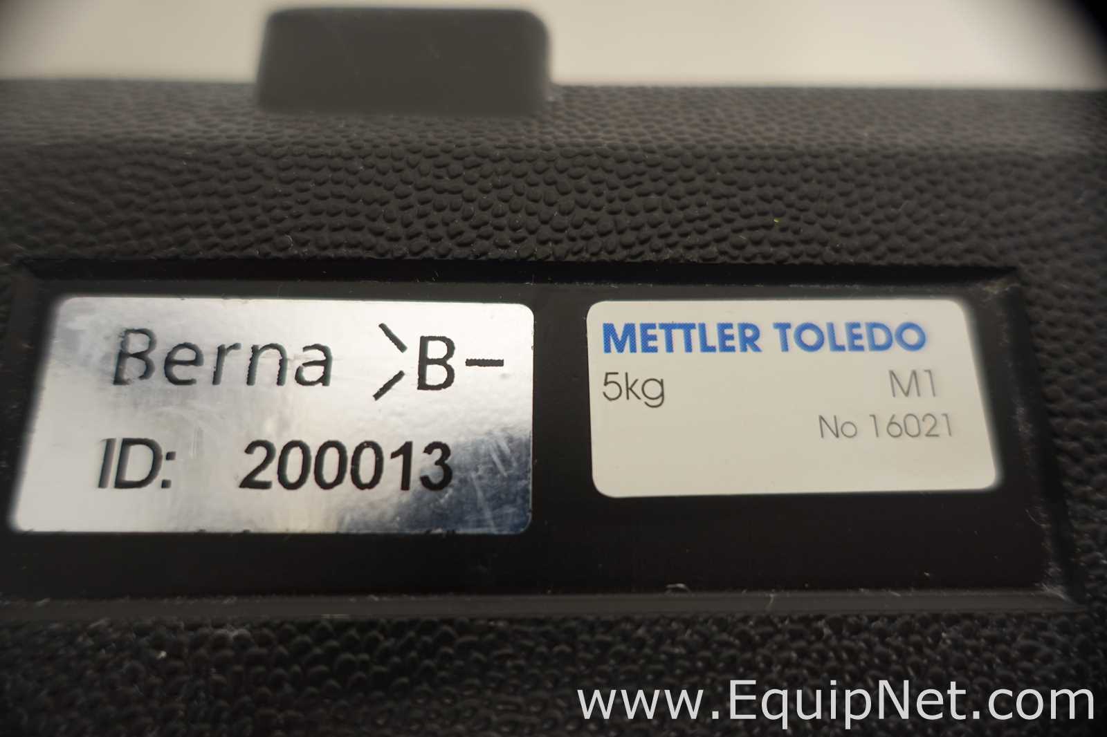 Lot of 2 Mettler Toledo 5KG Stainless Steel Calibration Knob Weights