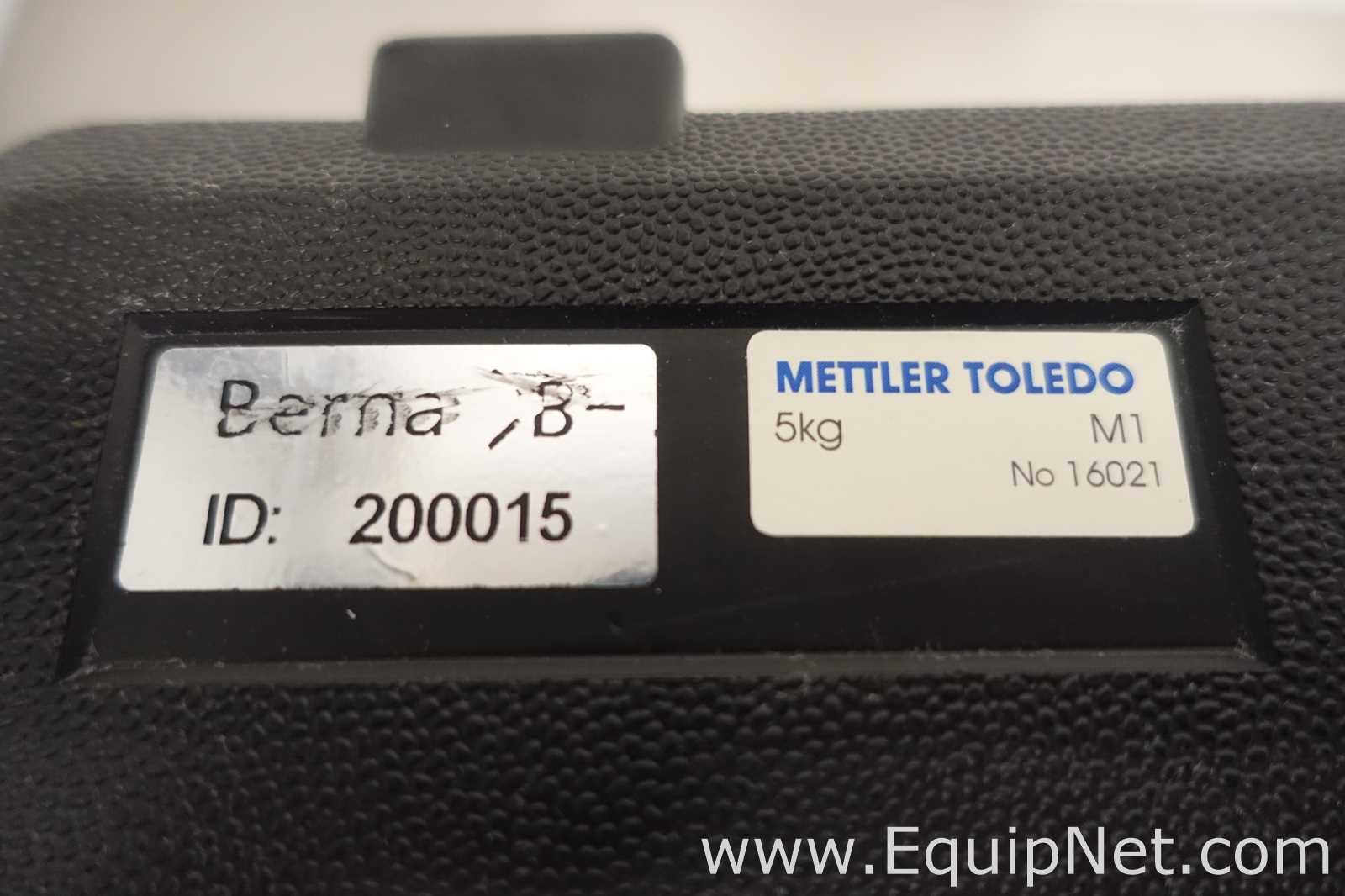 Lot of 2 Mettler Toledo 5KG Stainless Steel Calibration Knob Weights