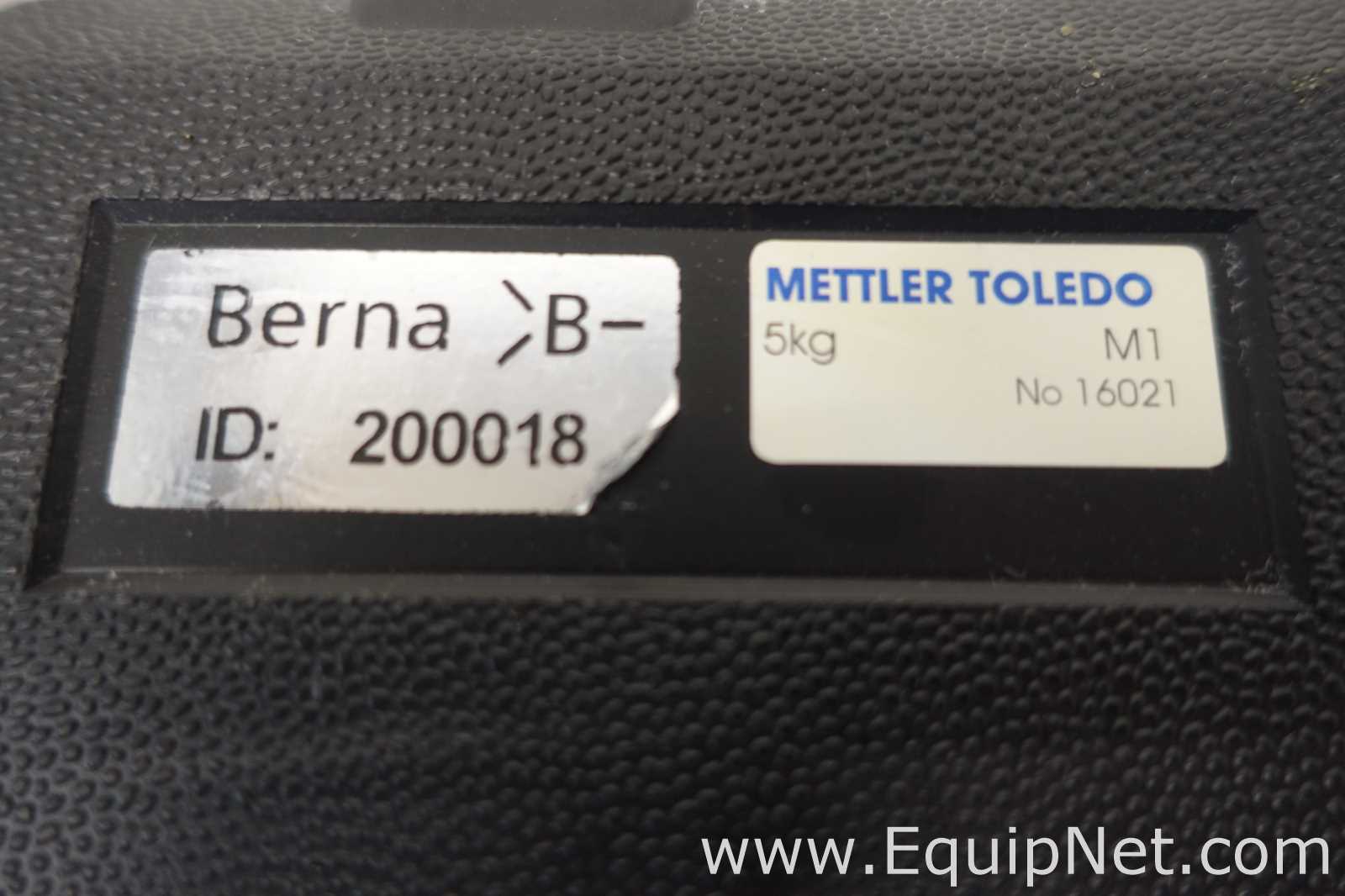Lot of 2 Mettler Toledo 5KG Stainless Steel Calibration Knob Weights