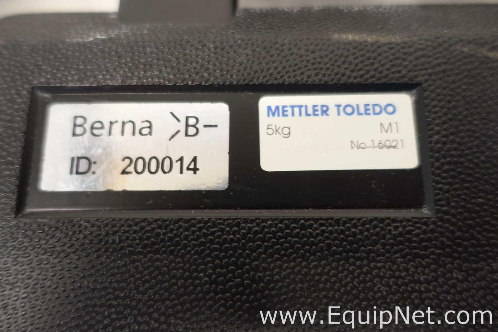 Lot of 2 Mettler Toledo 5KG Stainless Steel Calibration Knob Weights