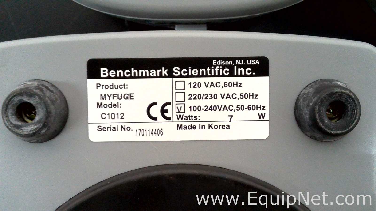 lote de  6 Centrífuga para Laboratórios Benchmark Scientific Inc. myFuge C1012