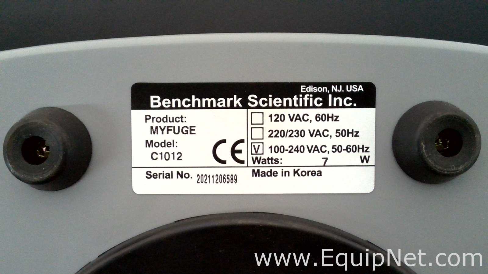 lote de  6 Centrífuga para Laboratórios Benchmark Scientific Inc. myFuge C1012
