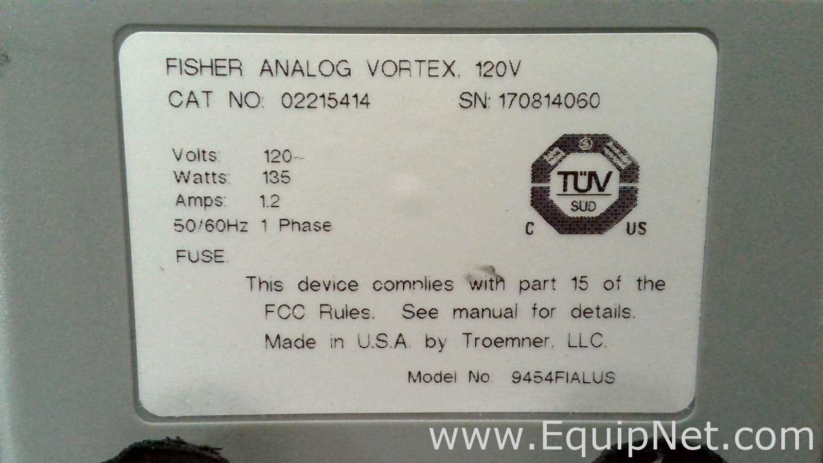 Lote de 6 Agitador Fisher Scientific 02215414