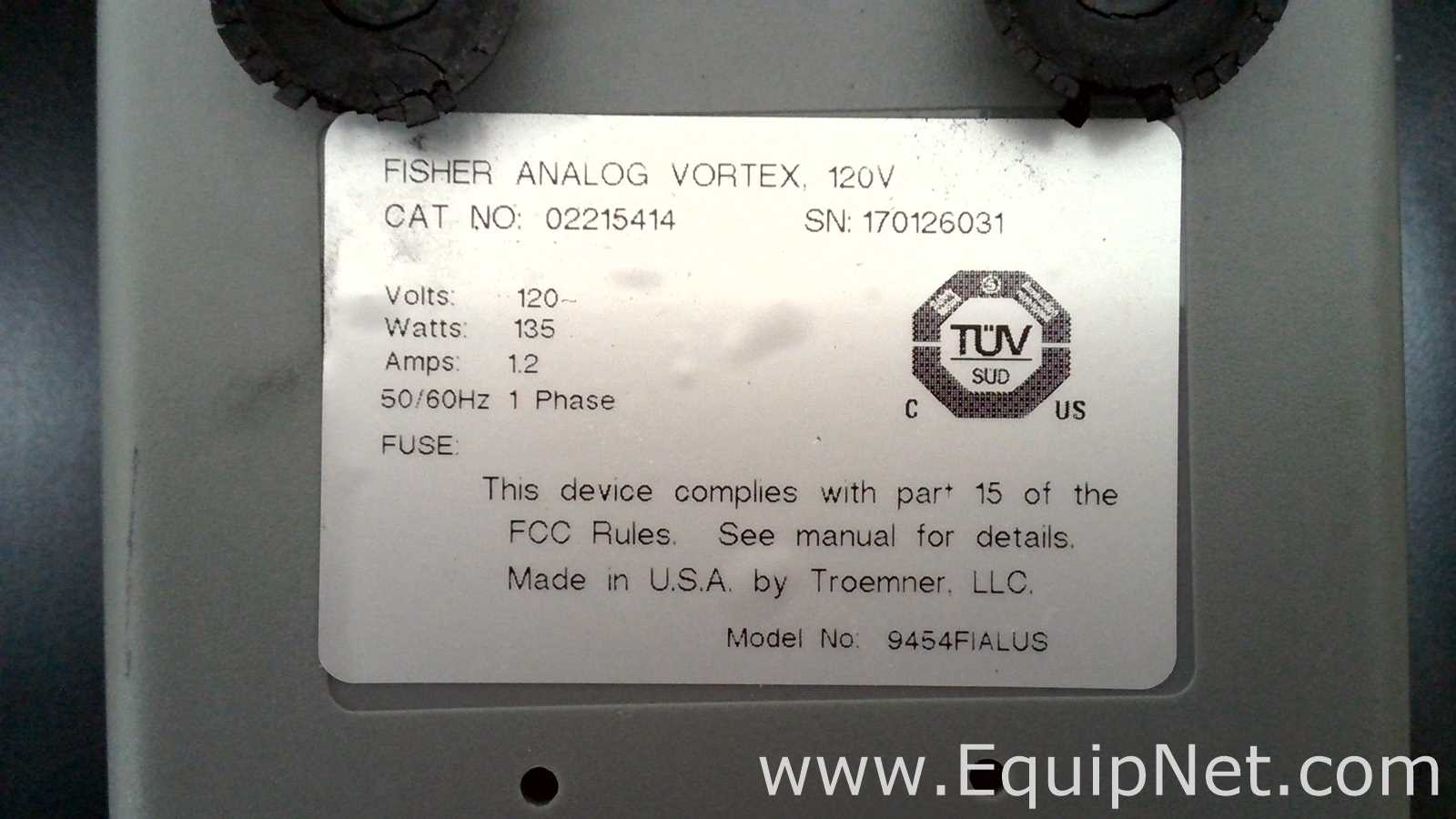 Lote de 6 Agitador Fisher Scientific 02215414