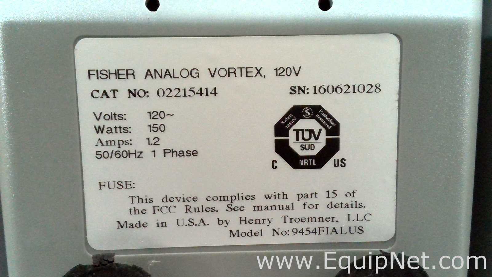 Lote de 6 Agitador Fisher Scientific 02215414