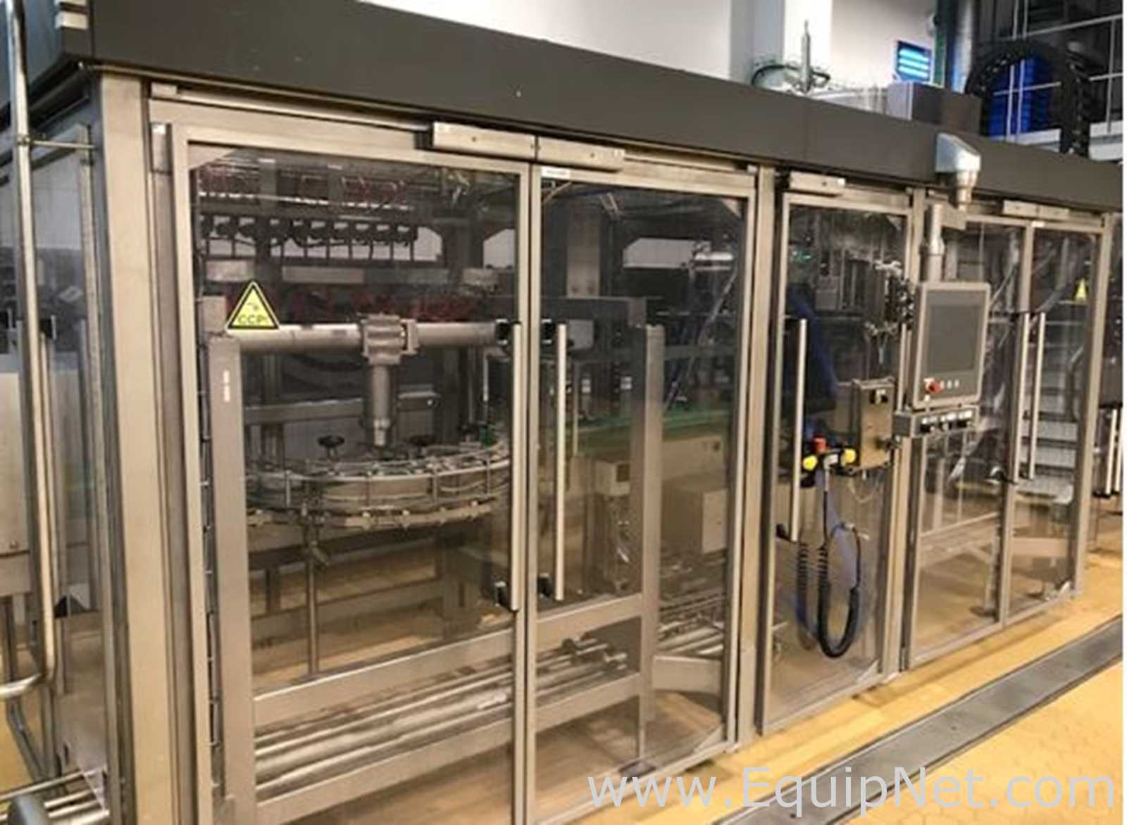 KHS Flexline Including Rinser, Bottle and Can Filler, Can Lid Applicator, Seamer
