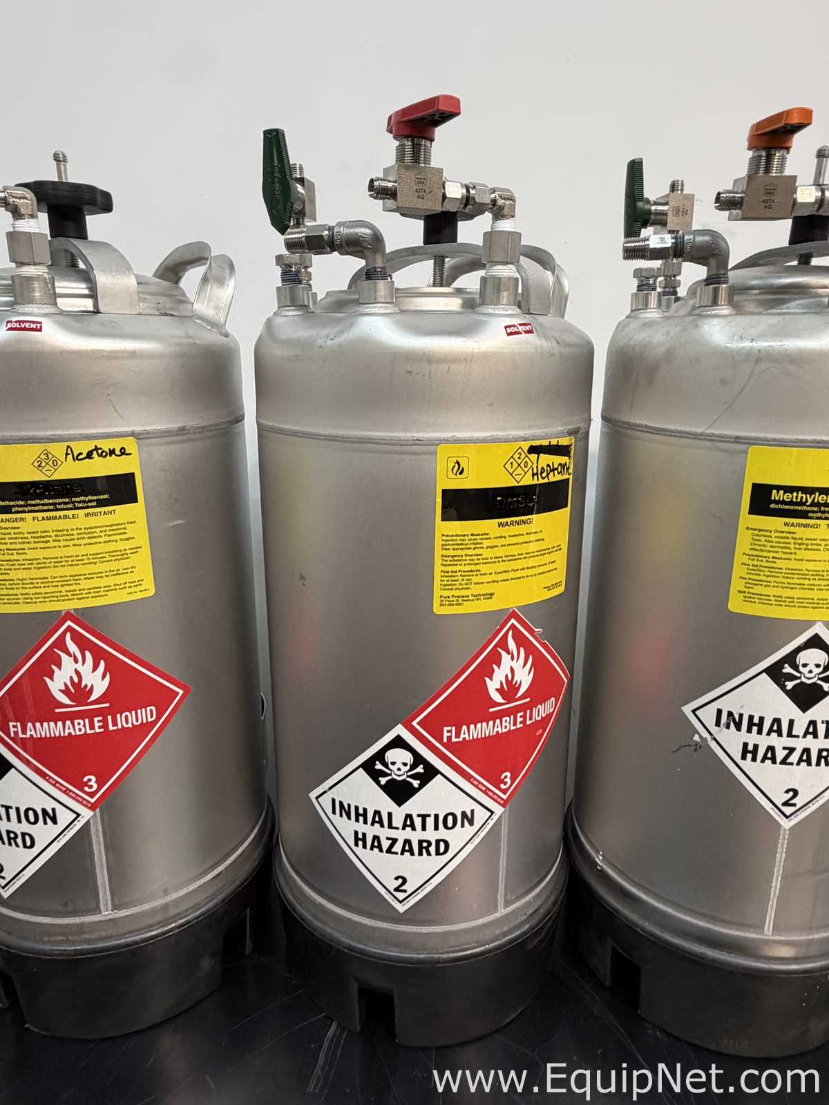 Lot of 6 Alloy Products Corp 20L Pressure Vessels