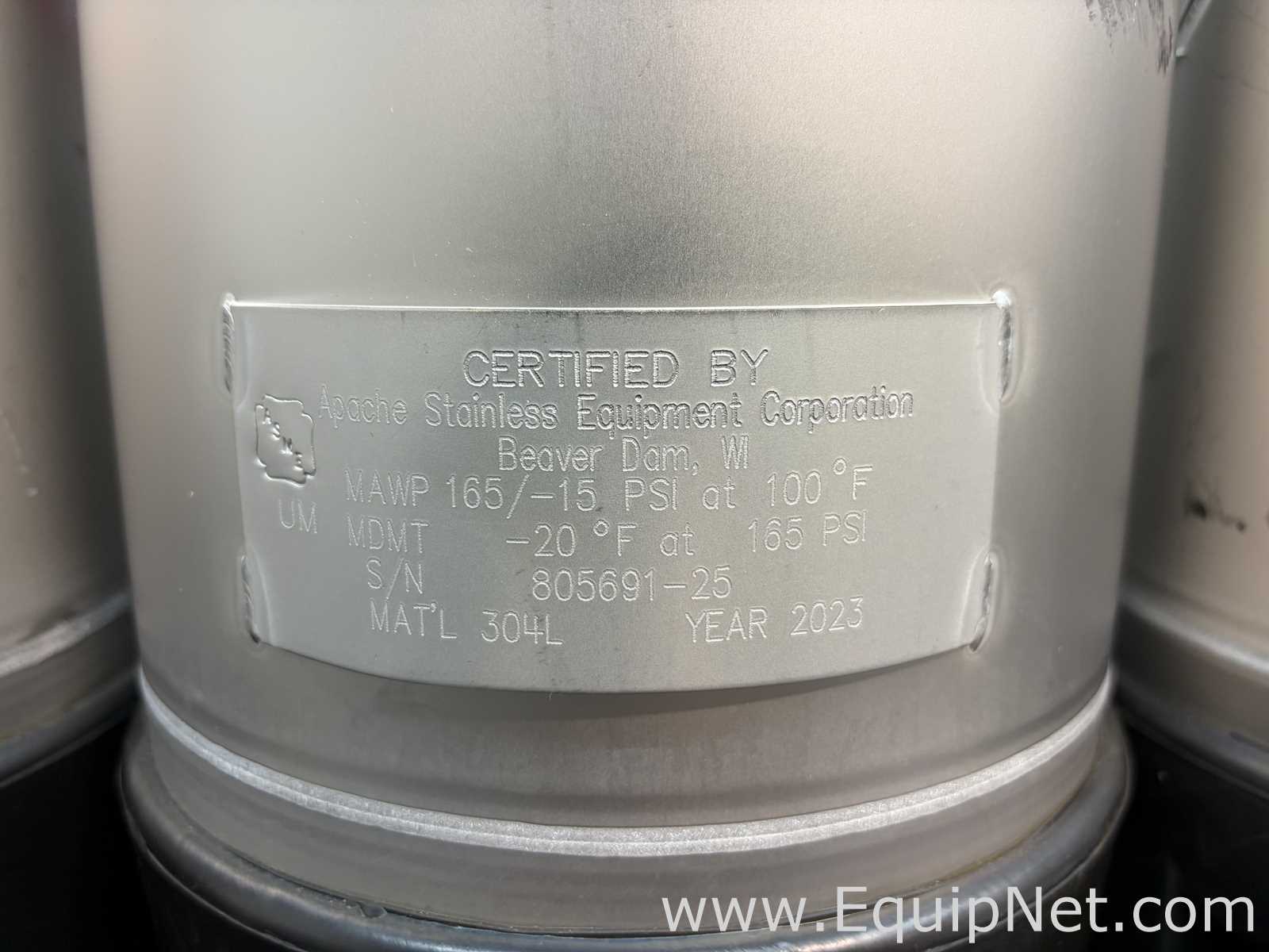 Lot of 6 Alloy Products Corp 20L Pressure Vessels