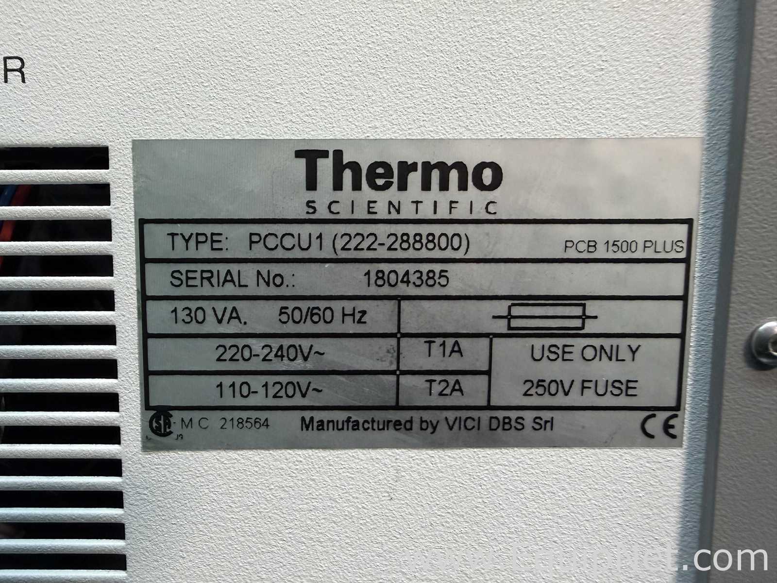 Thermo Scientific 222-288800 PCCU1 Peltier Control and Cooling Unit