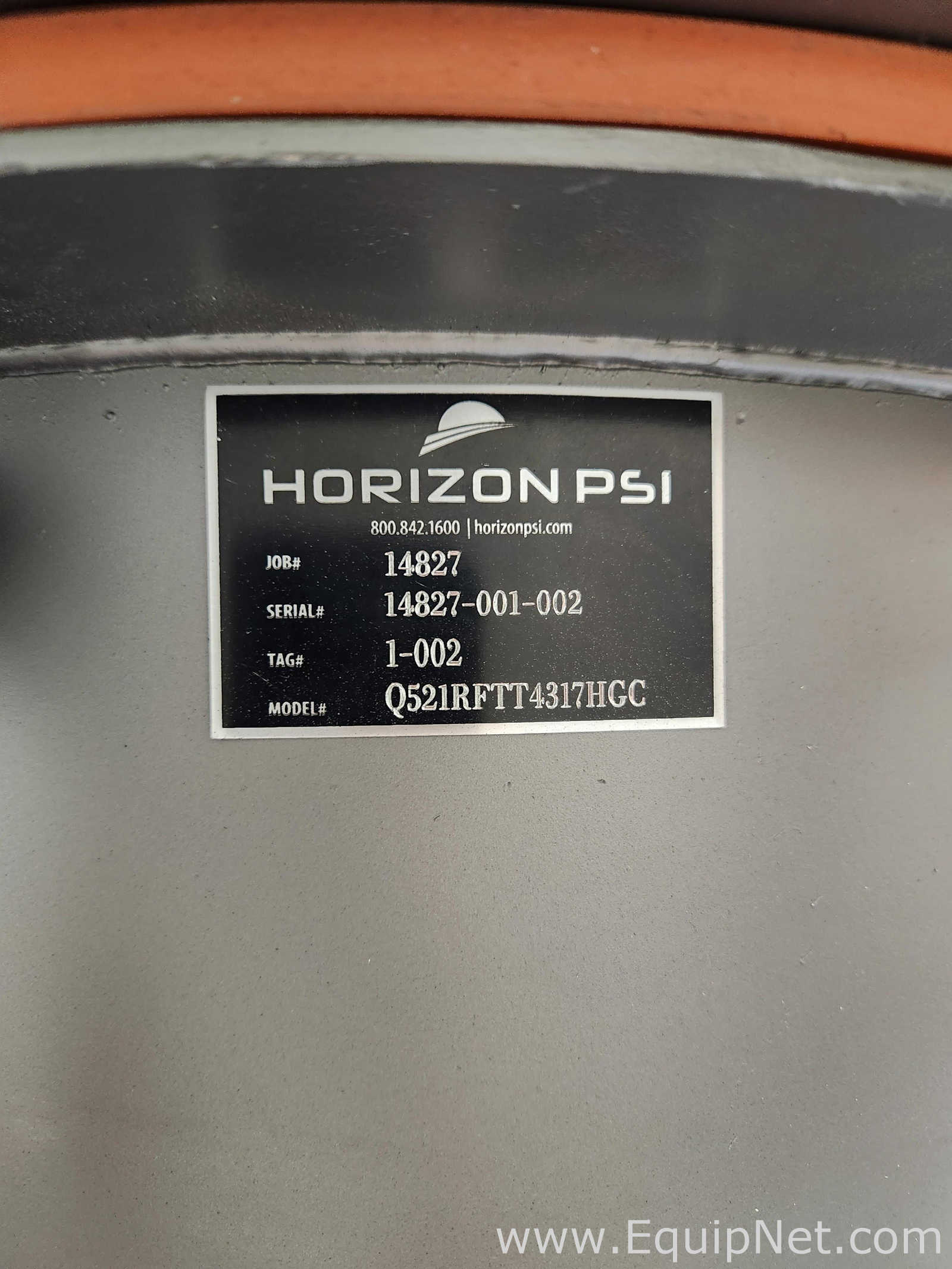 Horizon Systems Inc Blower - Q18VBH3K41P15TEFC  Receiver - Q521RFTT4317HGC Vacuum
