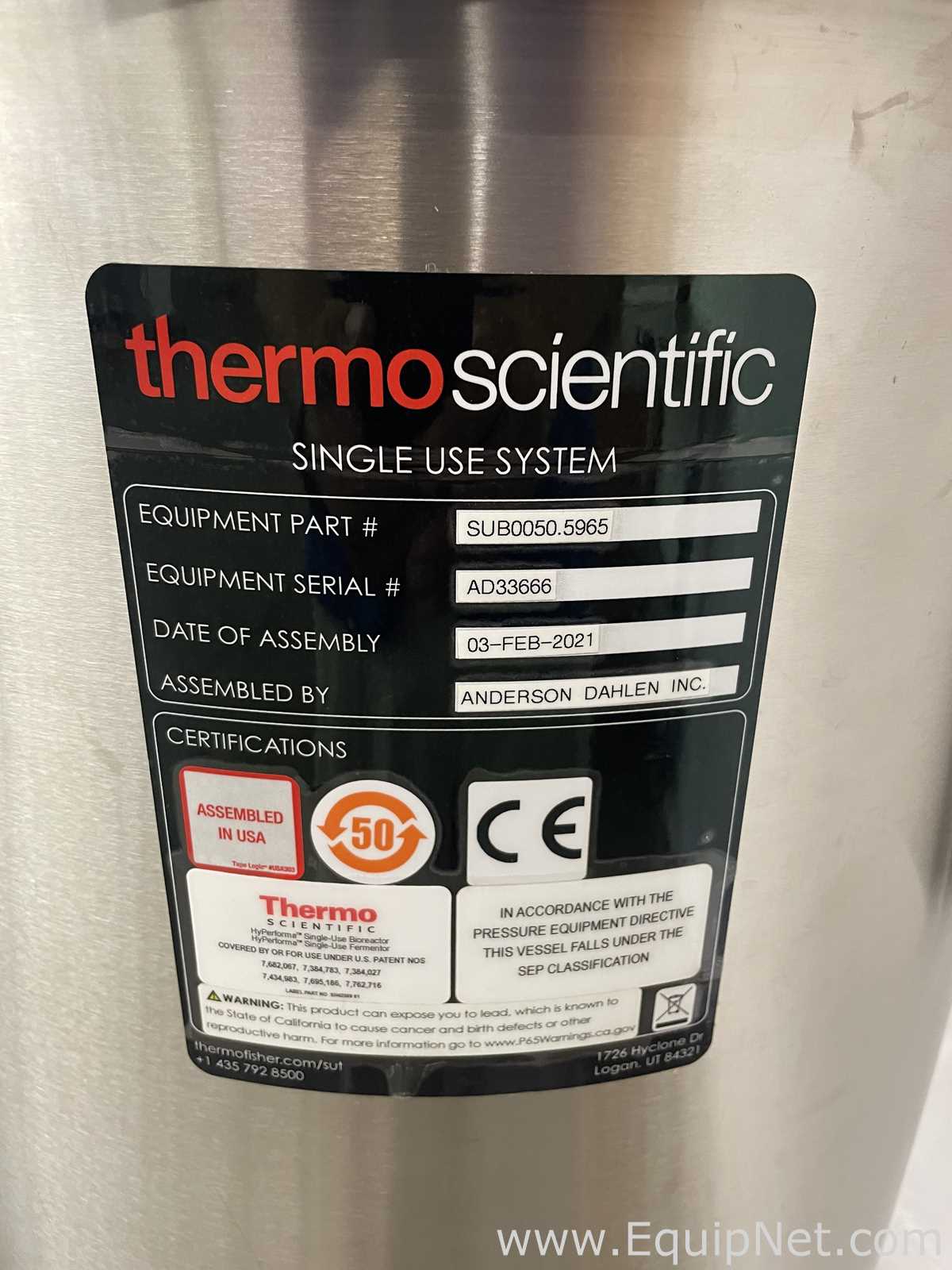 Unused Thermo Scientific HyPerforma Single-Use Bioreactor