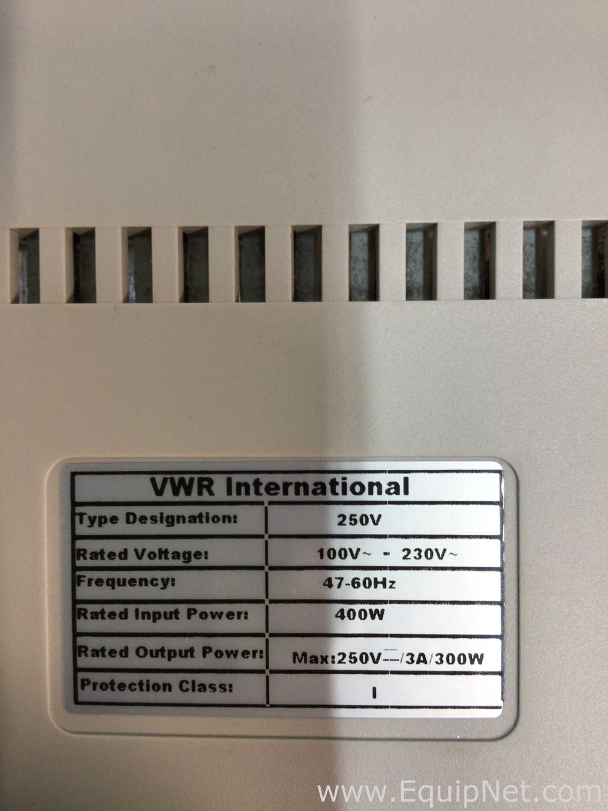 VWR 250V Electrophoresis Power Supply