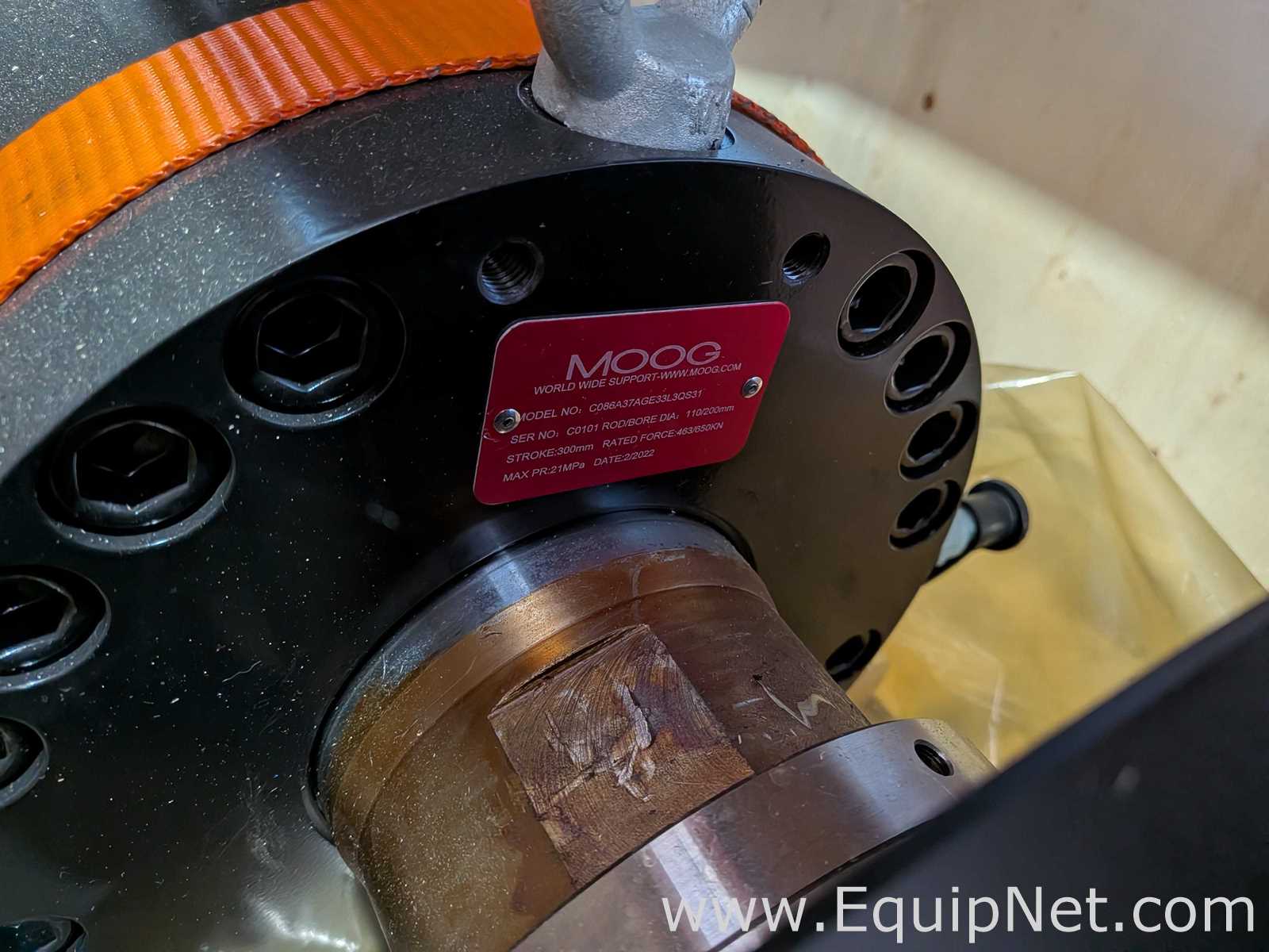 Atuador Moog Inc. SWA40M-1000kN-BD509. Sem Uso