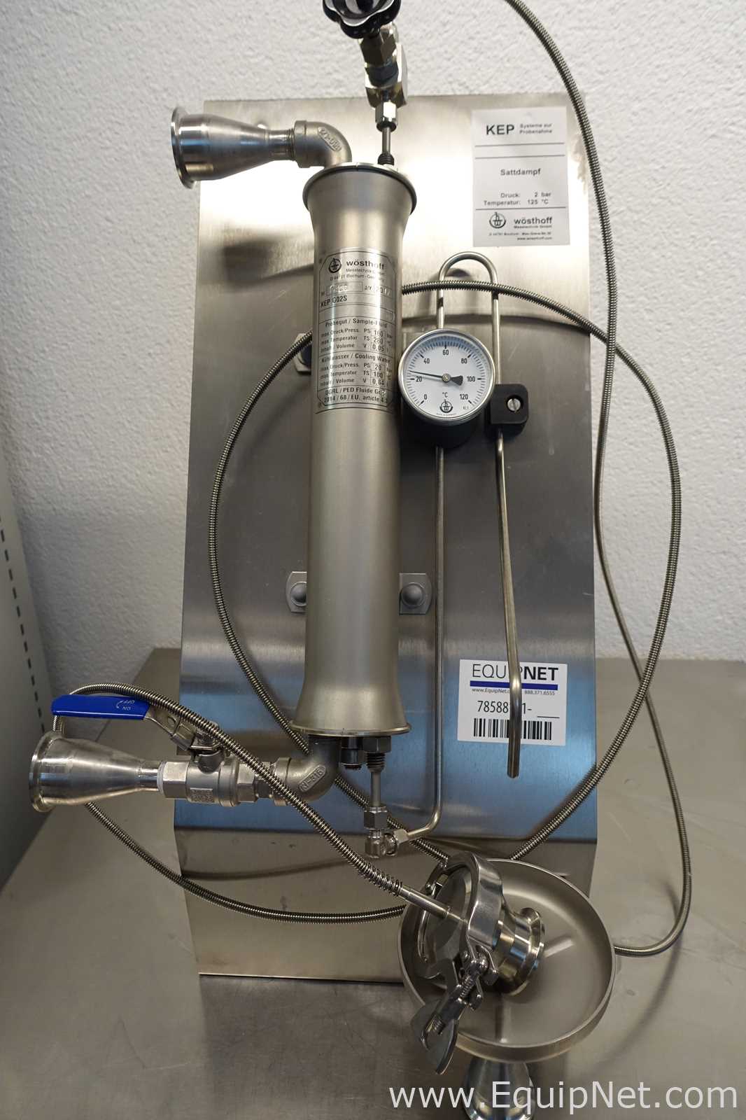 Equipamento para Amostras aço inox Wosthoff Messtechnik GmbH KEP G02S