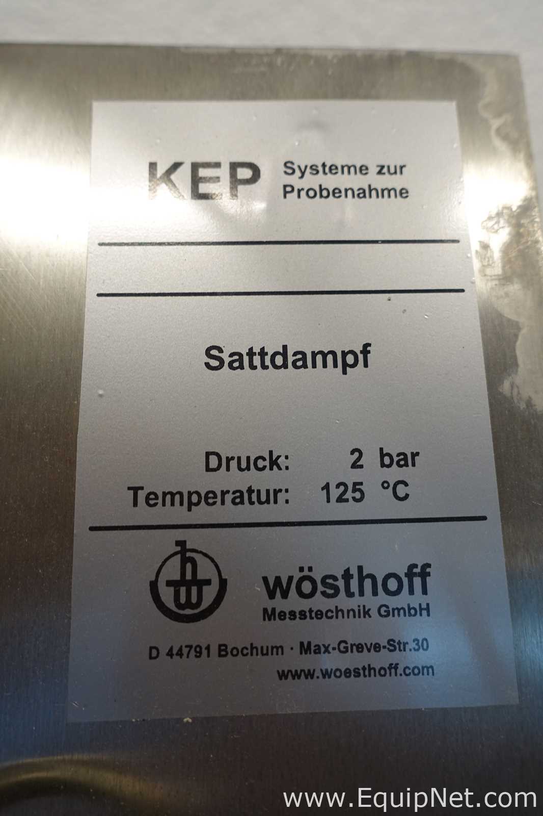 Equipamento para Amostras aço inox Wosthoff Messtechnik GmbH KEP G02S