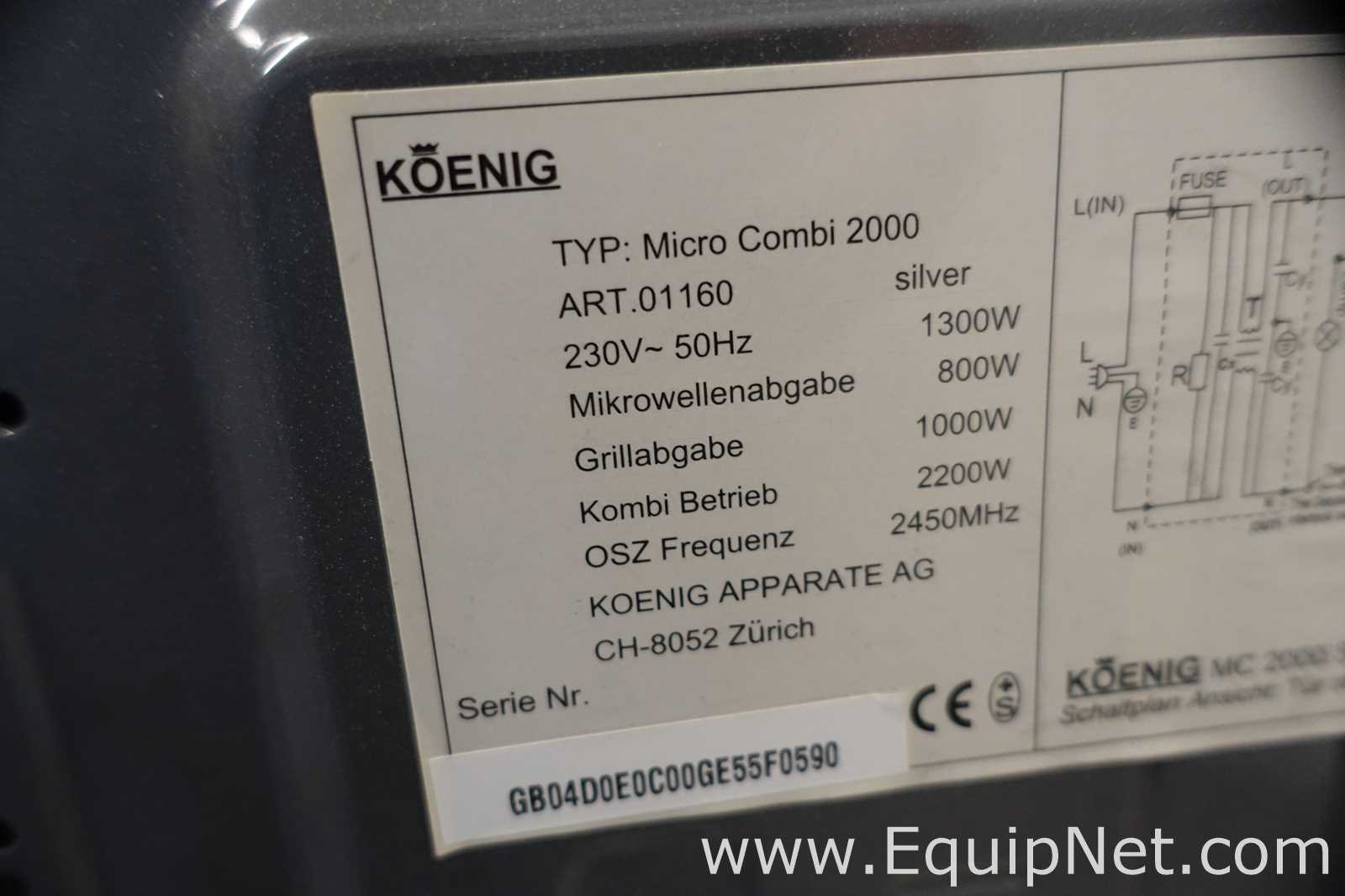 Koenig Micro Combi 2000 Microwave and Grill