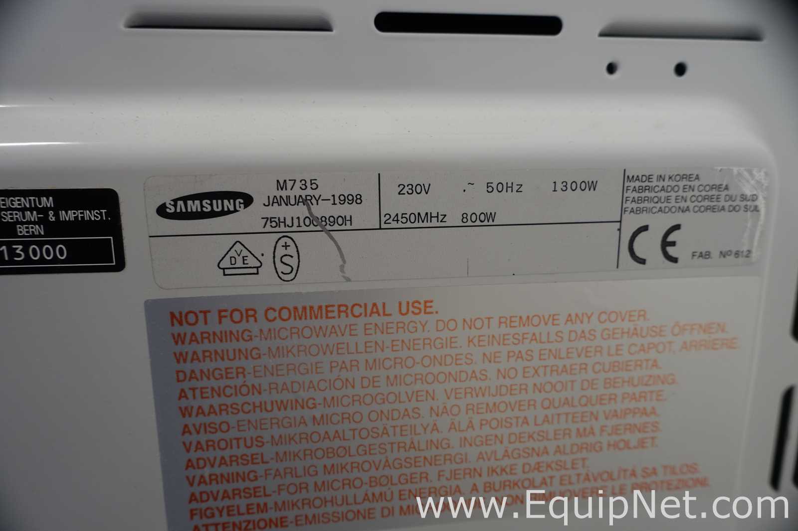 Samsung M735 Microwave Oven