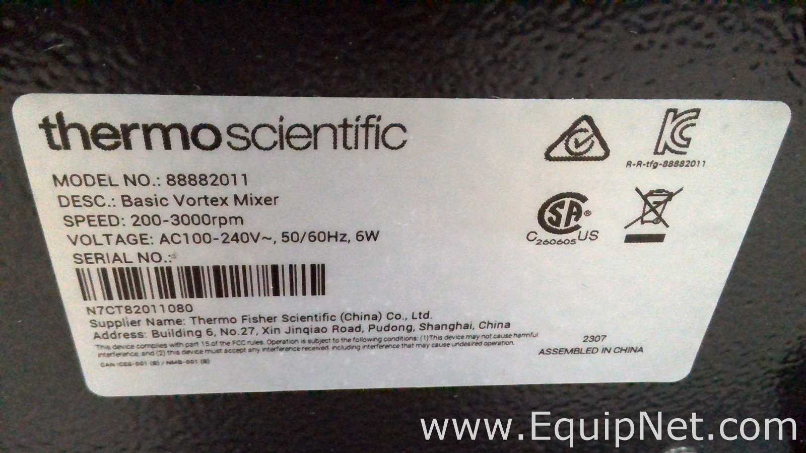 lote de  2 Misturador Thermo Scientific 88882011