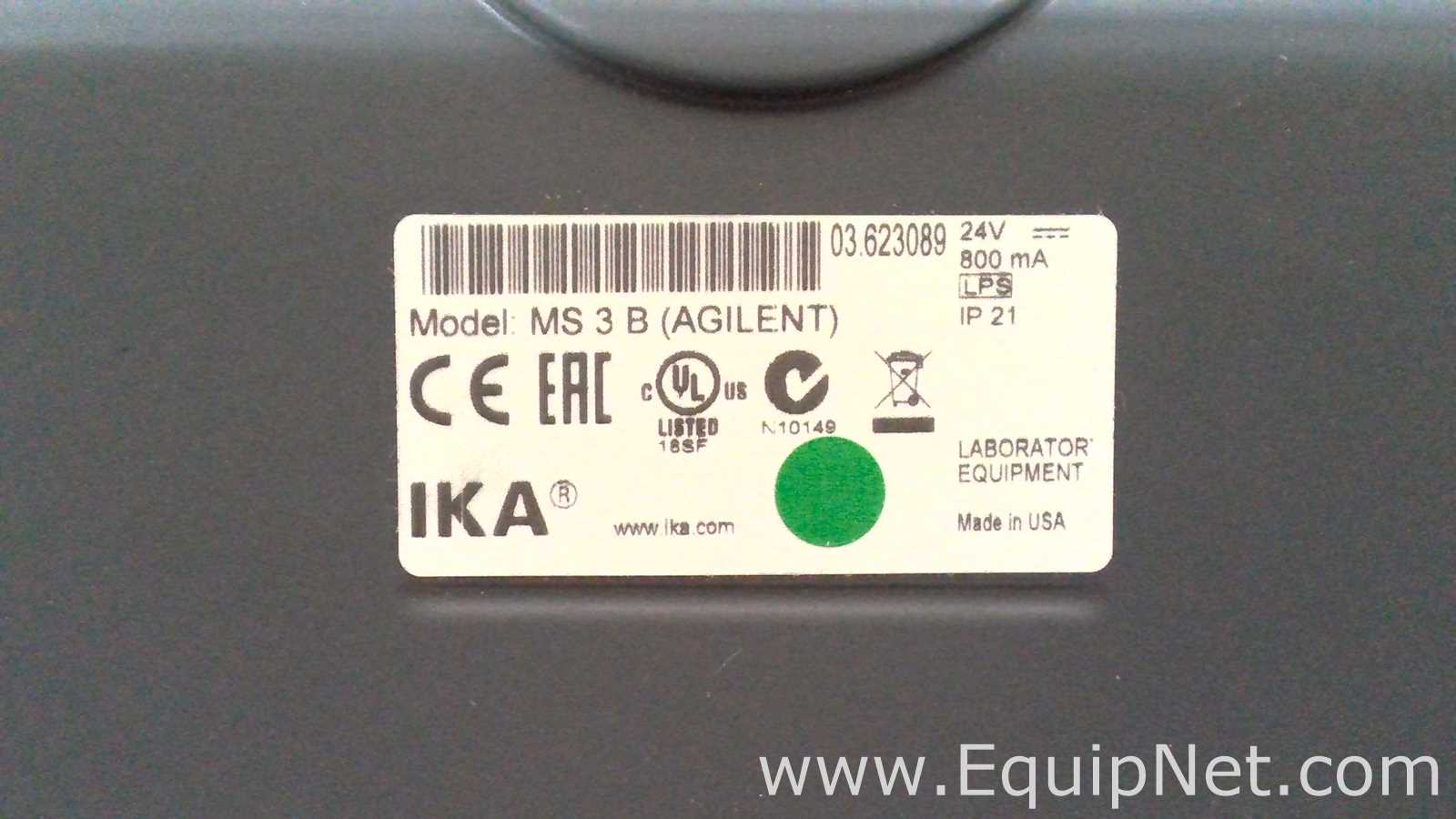 Lote de  Mezclador de Laboratorio IKA MS 3