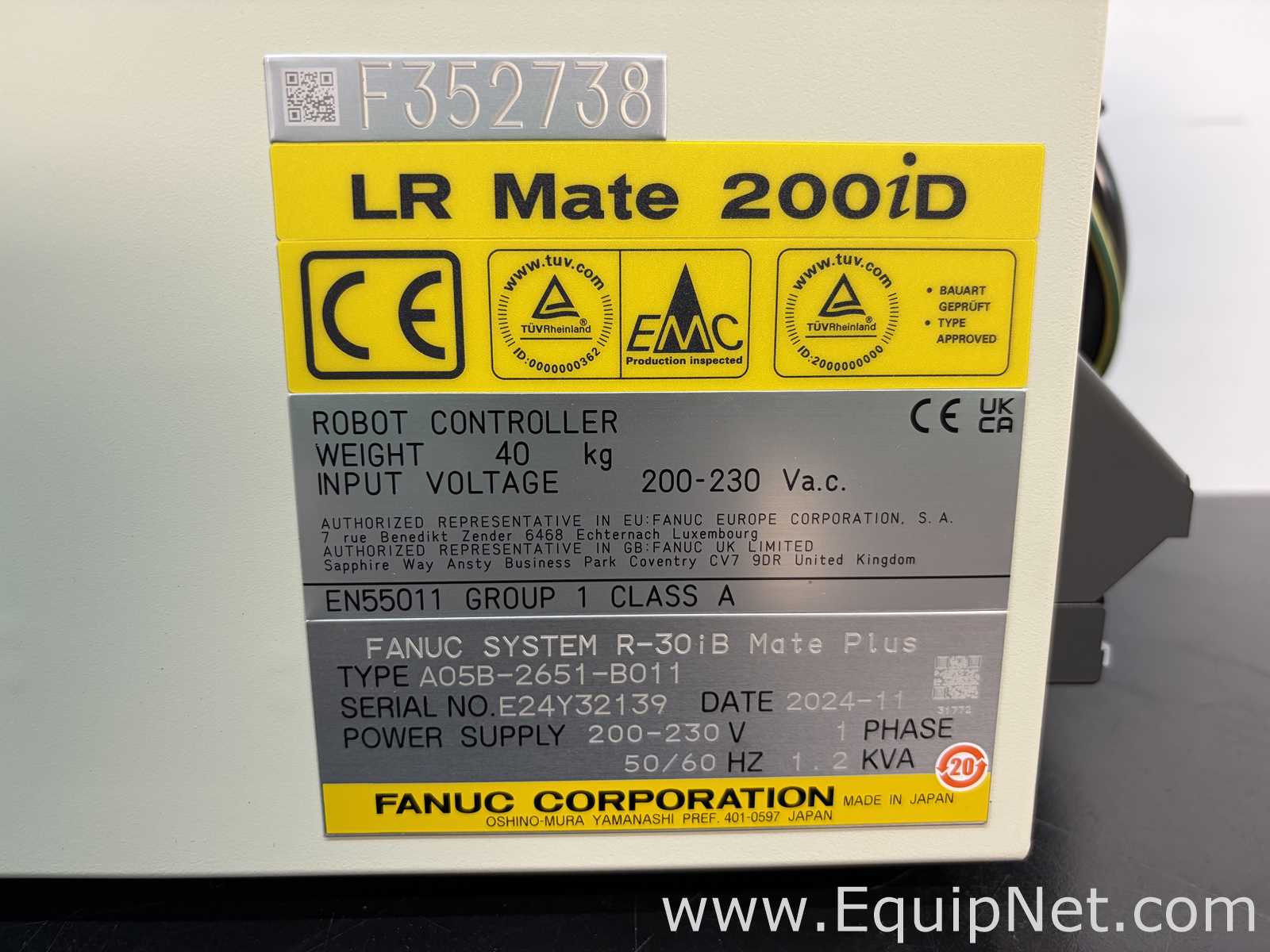 Fanuc LR Mate 200iD Compact 6-Axis Industrial Robot