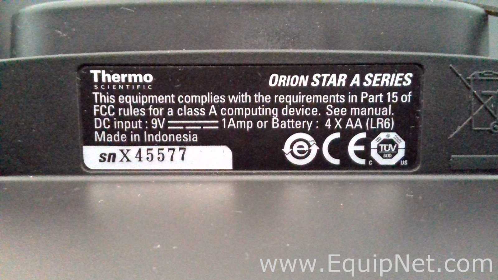 Lot of 4 Orion Star A Series pH and Conductivity Meters