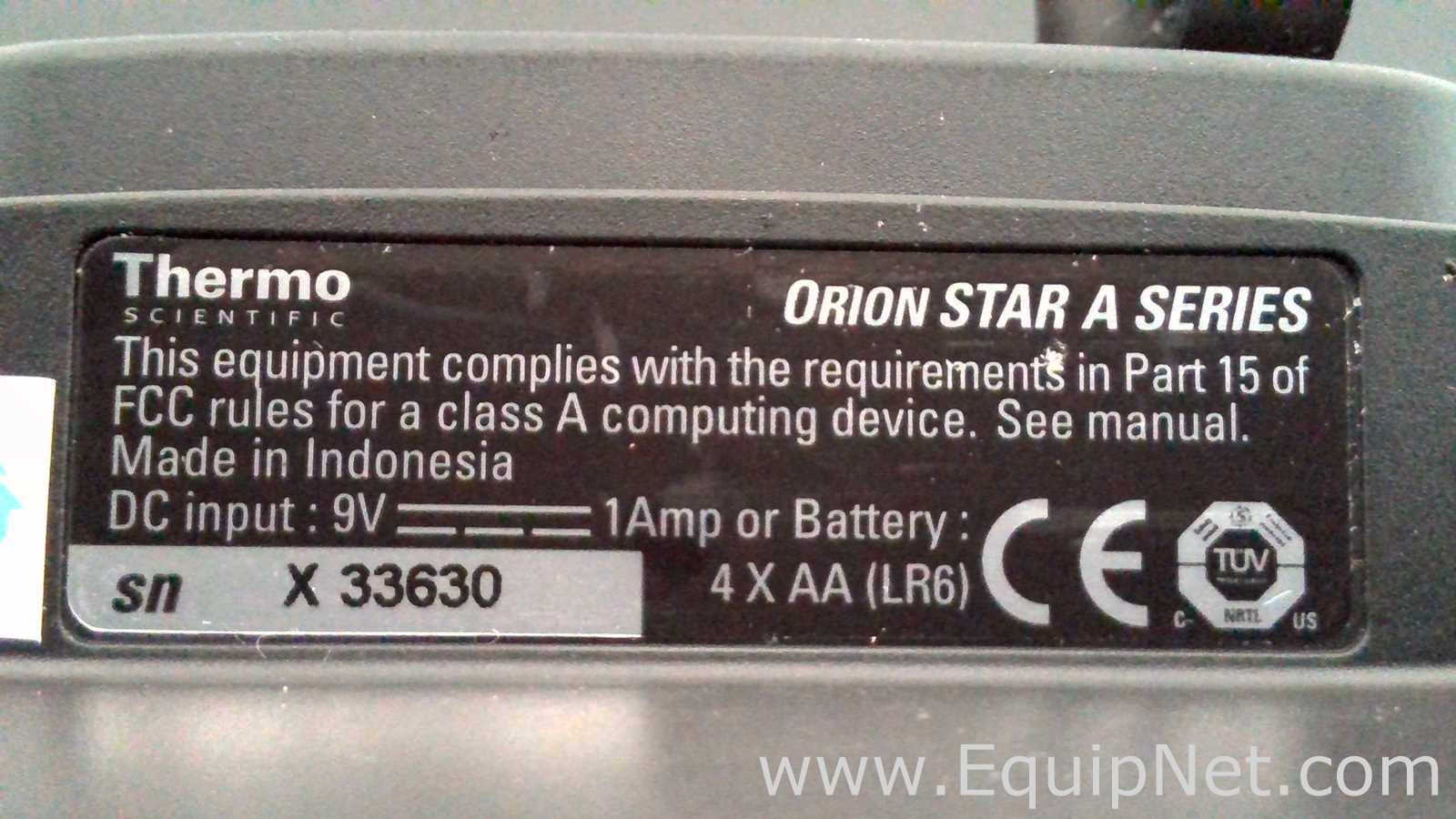 Lot of 4 Orion Star A Series pH and Conductivity Meters