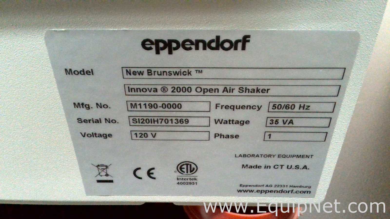 Eppendorf | New Brunswick Innova 2000 Open Air Shaker