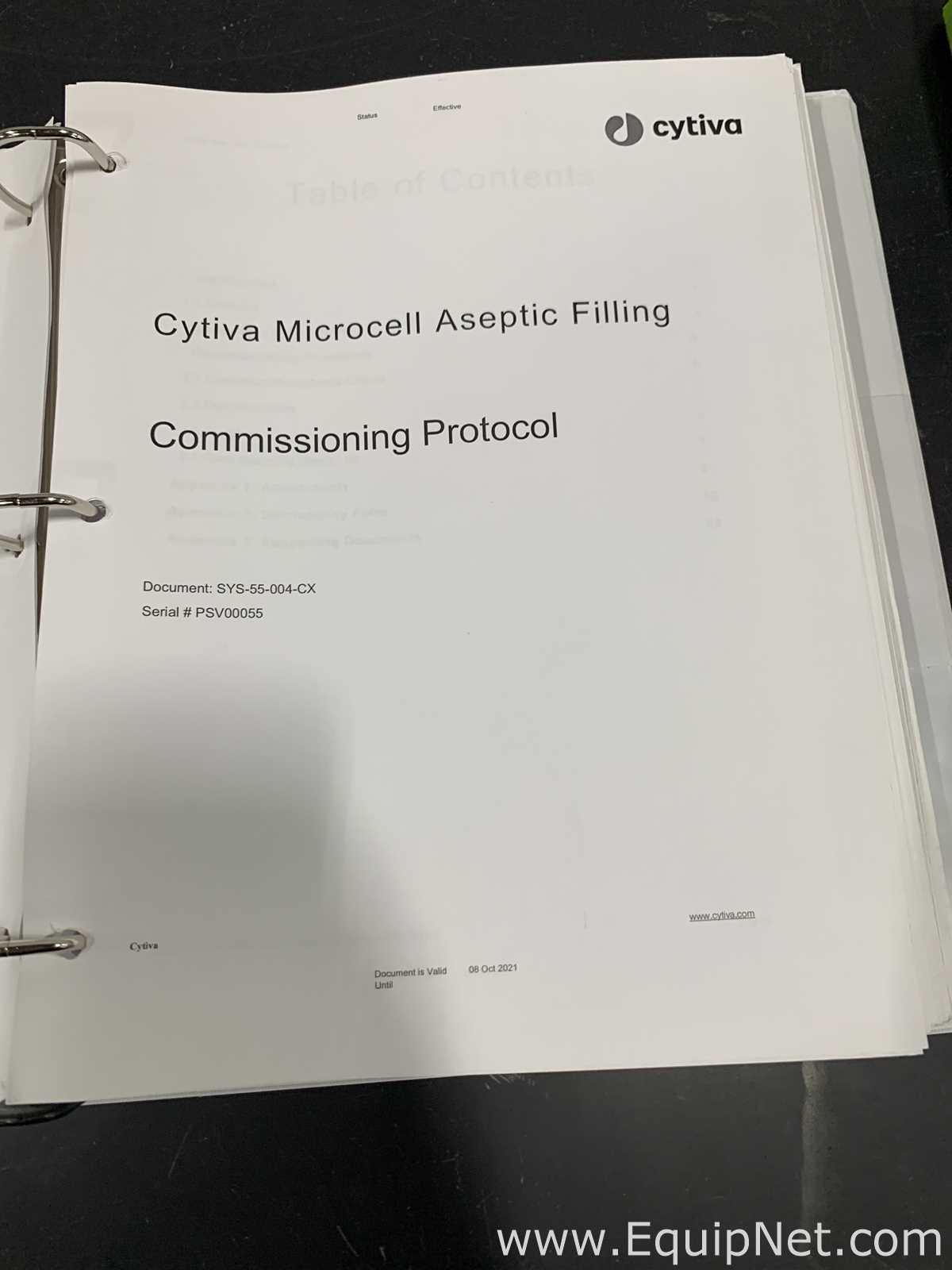 Linha de Envase de Ampolas Cytiva Sweden AB  Microcell. Sem Uso
