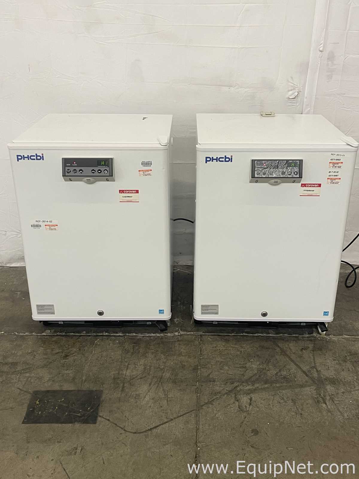 Lot of 2 PHCBI SR-L6111W-PA Undercounter Laboratory Refrigerator