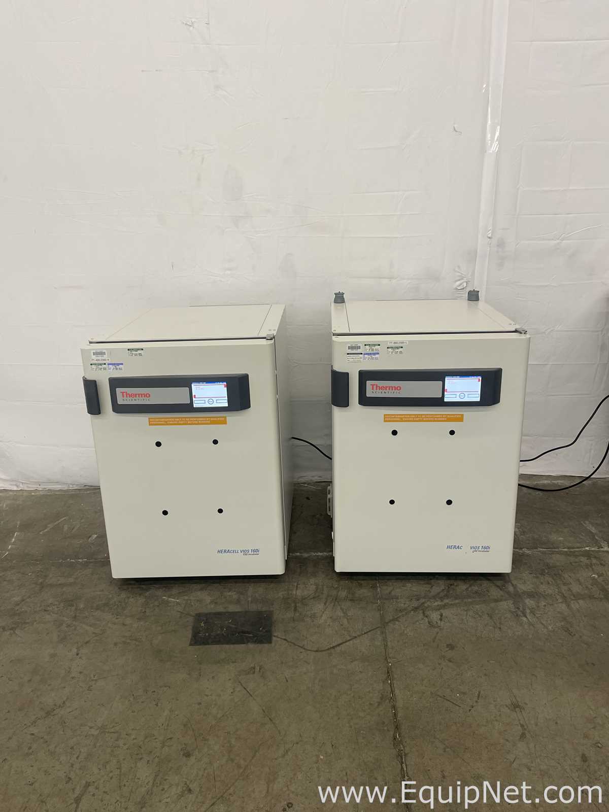 Lot of 2 Thermo Scientific Heracell Vios 160i CO2 Incubator