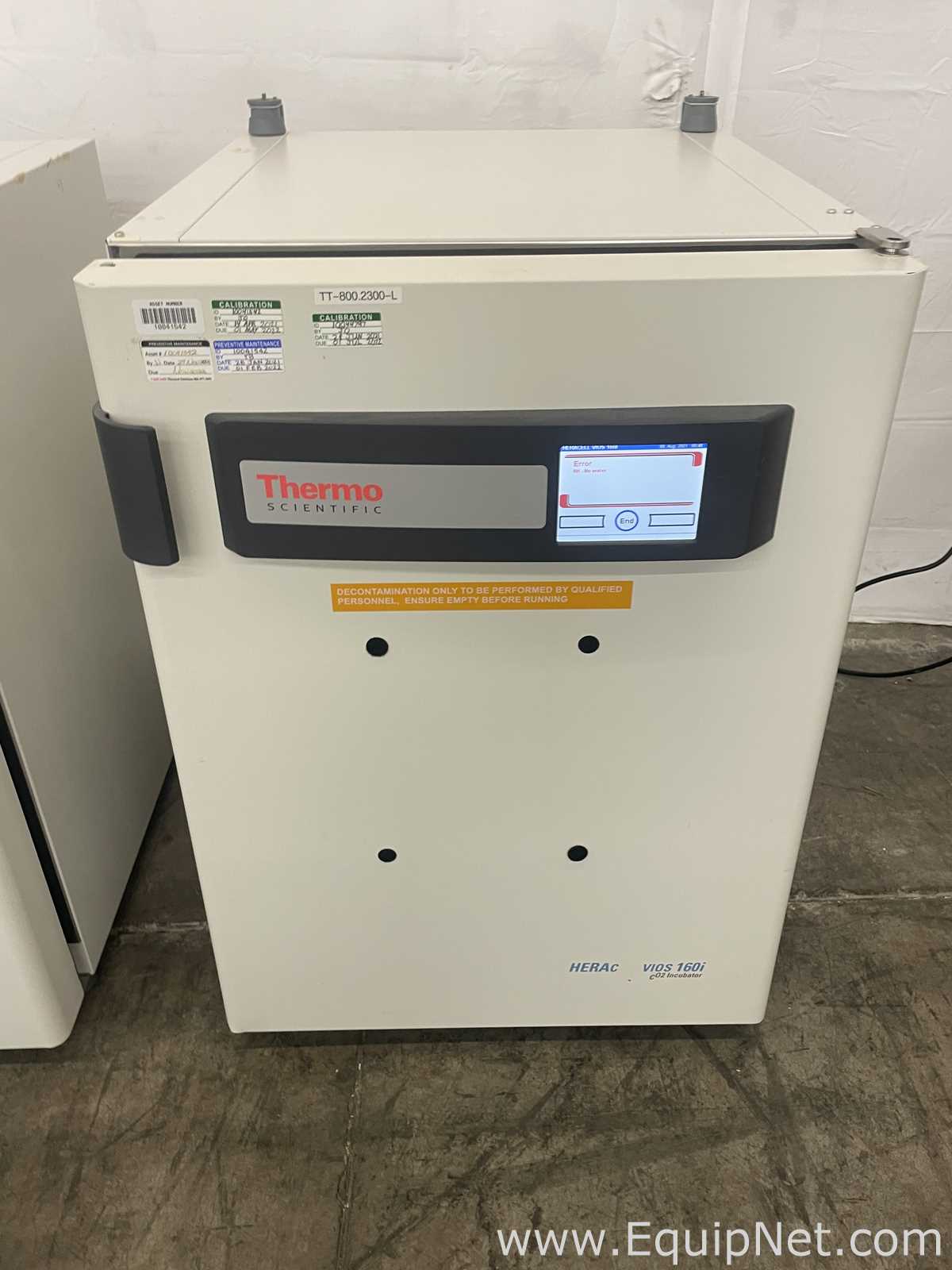 Lot of 2 Thermo Scientific Heracell Vios 160i CO2 Incubator